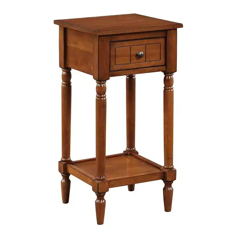 Breighton Home Tavolino Provenzale Mia con Cassetto e Ripiani