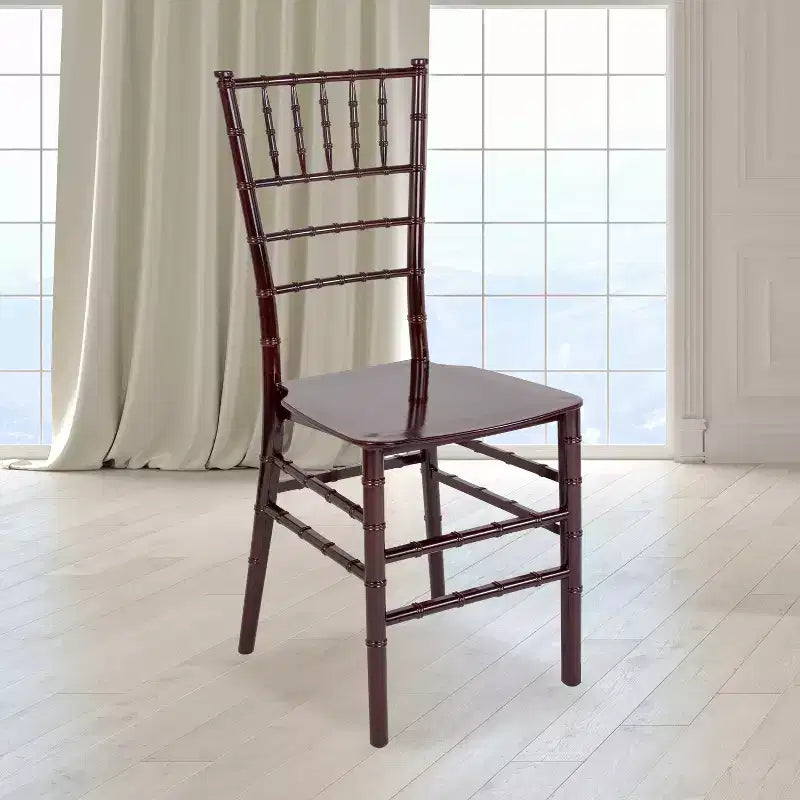 Sedia Chiavari impilabile Flash Furniture Hercules Series in resina
