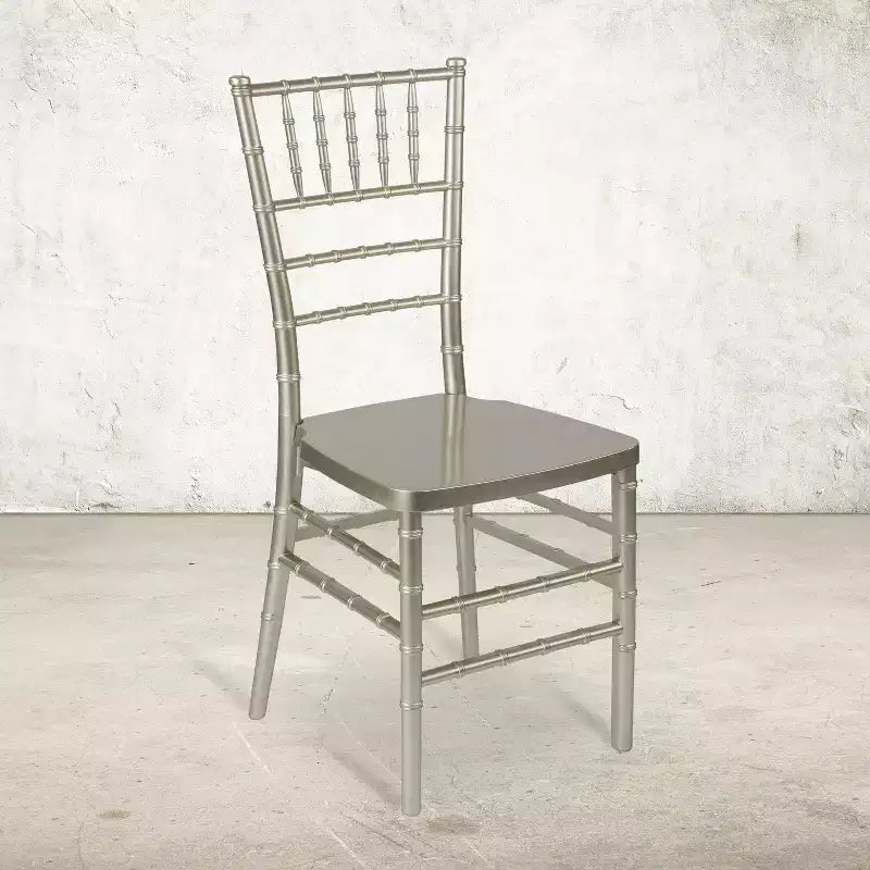 Sedia da pranzo Chiavari impilabile in resina per matrimoni ed eventi
