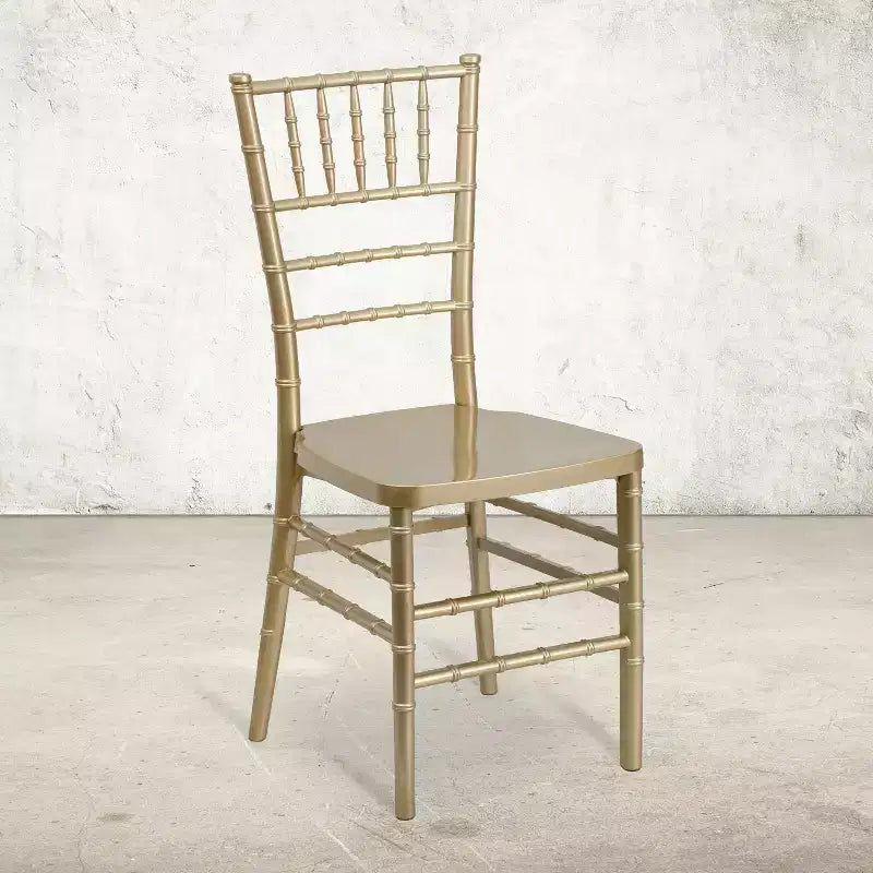 Sedia da pranzo Chiavari impilabile in resina per matrimoni ed eventi