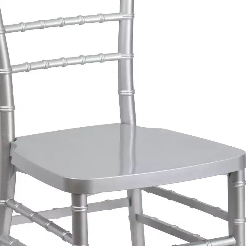 Sedia da pranzo Chiavari impilabile in resina per matrimoni ed eventi