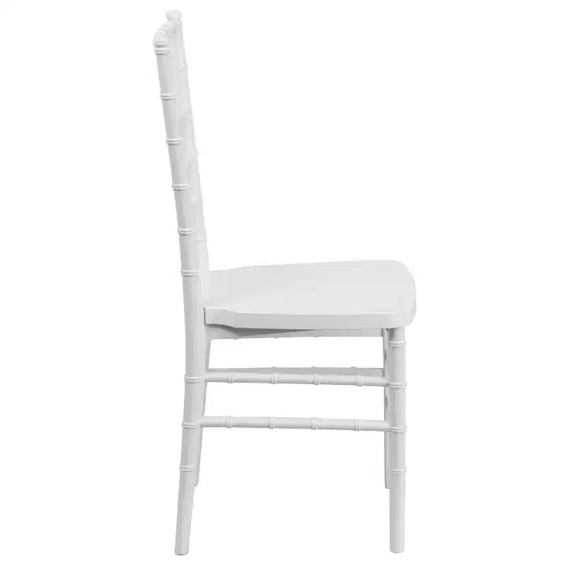 Sedia da pranzo Chiavari impilabile in resina per matrimoni ed eventi