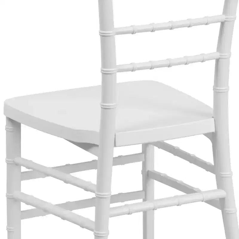 Sedia da pranzo Chiavari impilabile in resina per matrimoni ed eventi