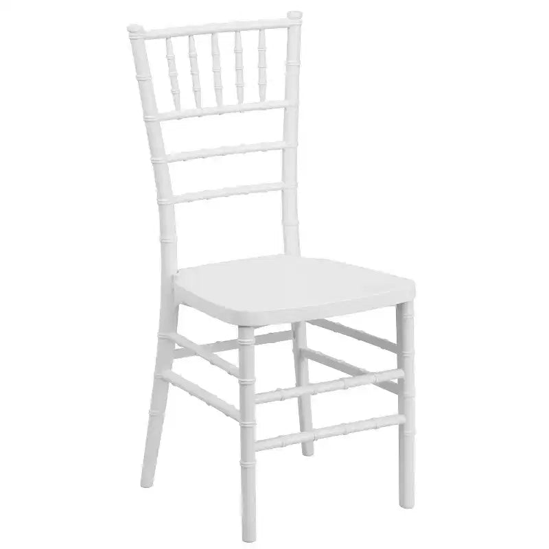 Sedia da pranzo Chiavari impilabile in resina per matrimoni ed eventi