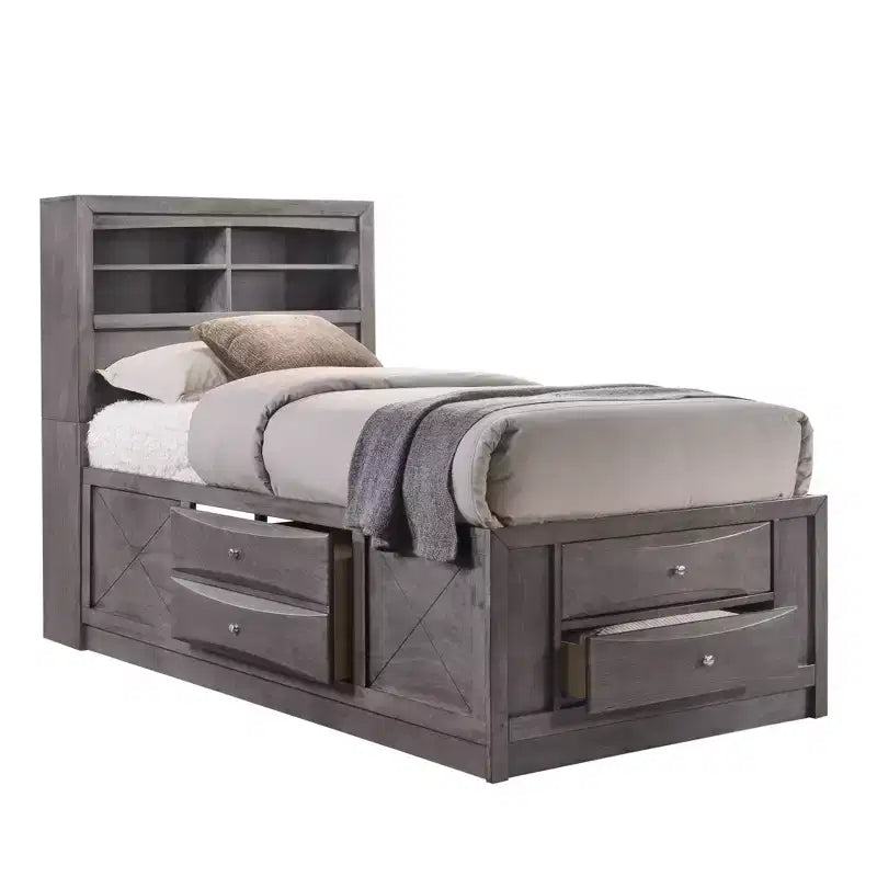 Letto contenitore Madison grigio - Picket House Furnishings