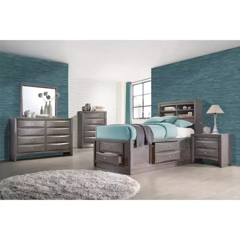 Letto contenitore Madison grigio - Picket House Furnishings
