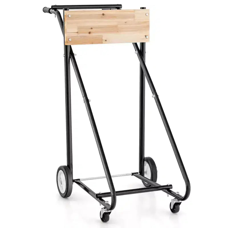 Supporto per Motore Fuoribordo Carrello Resistente per Trasporto con 4 Ruote Lisce