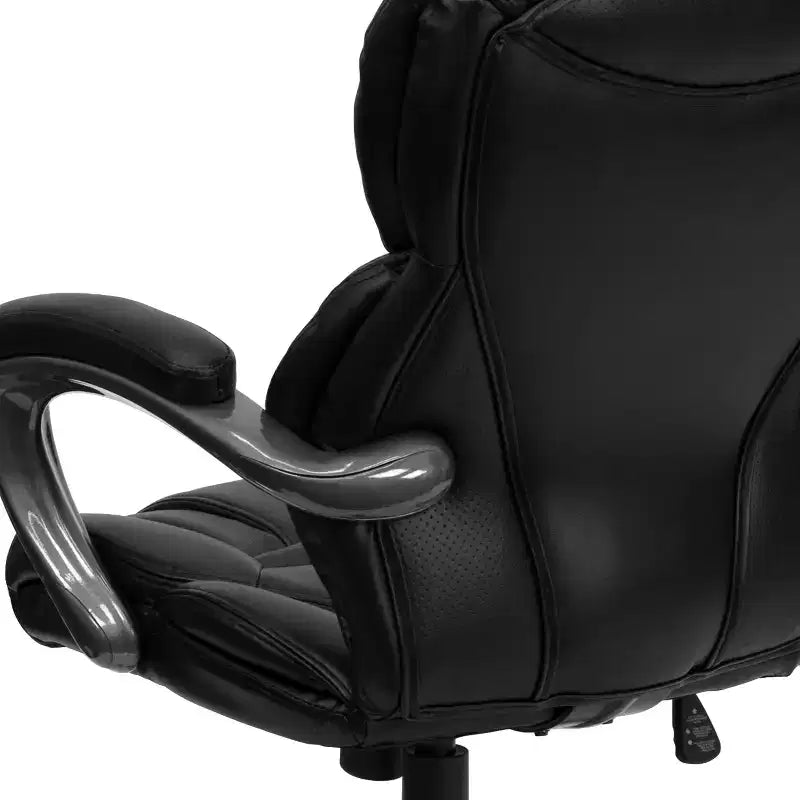 Sedia da ufficio ergonomica girevole con schienale alto e sedile/schienale multistrato a contrasto
