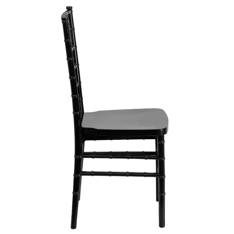 Sedia Chiavari impilabile in resina premium, confezione da 2 pezzi