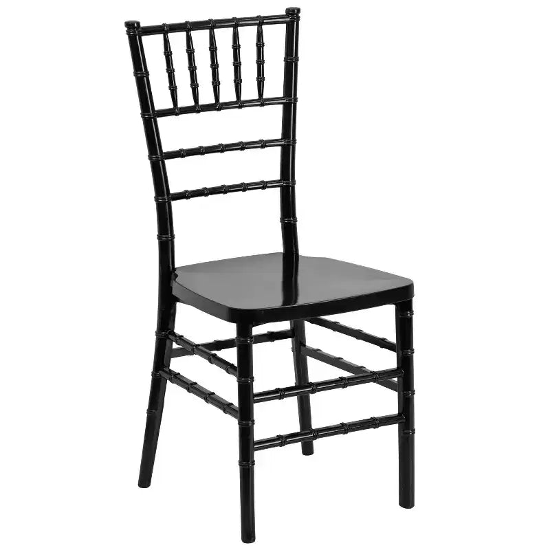 Sedia Chiavari impilabile in resina premium, confezione da 2 pezzi