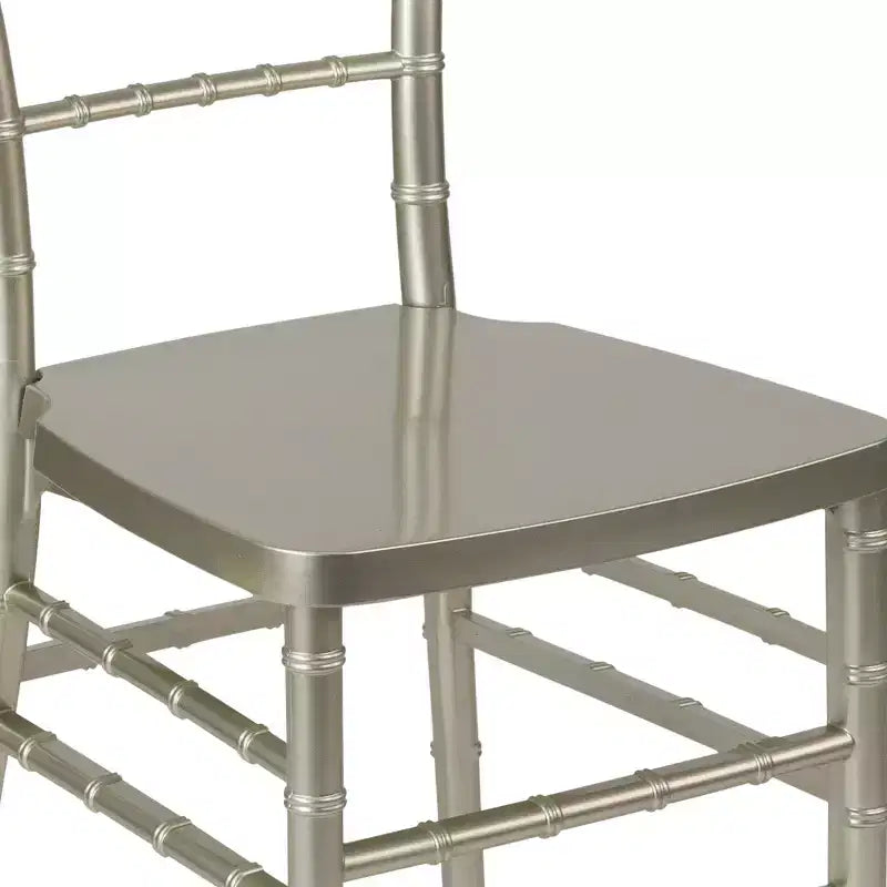 Sedia Chiavari impilabile in resina premium, confezione da 2 pezzi