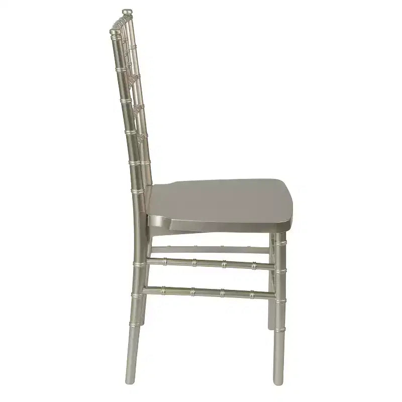 Sedia Chiavari impilabile in resina premium, confezione da 2 pezzi