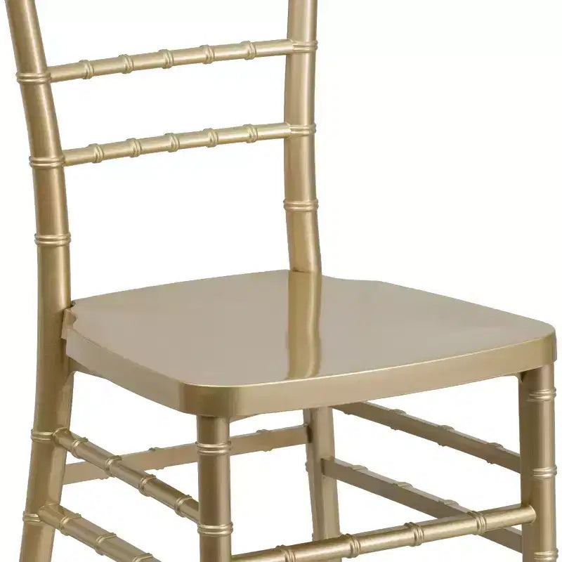 Sedia Chiavari impilabile in resina premium, confezione da 2 pezzi