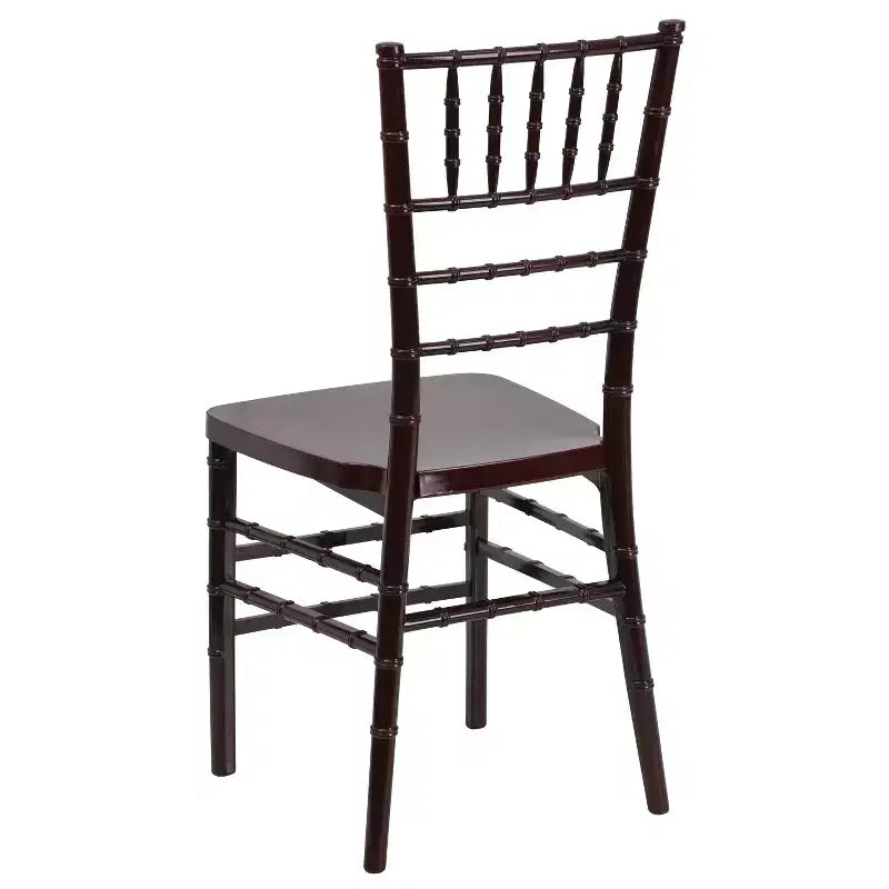 Sedia Chiavari impilabile in resina premium, confezione da 2 pezzi