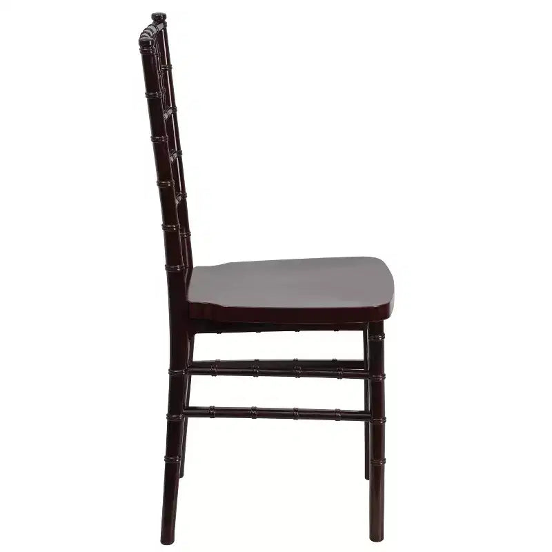 Sedia Chiavari impilabile in resina premium, confezione da 2 pezzi