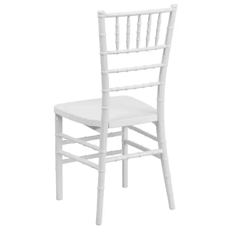 Sedia Chiavari impilabile in resina premium, confezione da 2 pezzi
