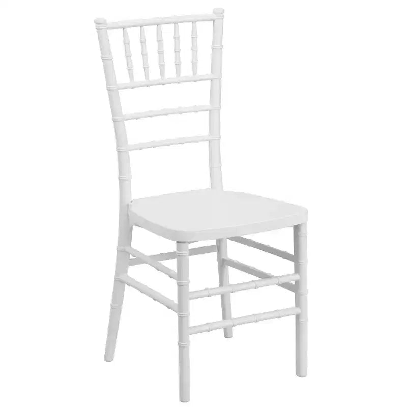 Sedia Chiavari impilabile in resina premium, confezione da 2 pezzi